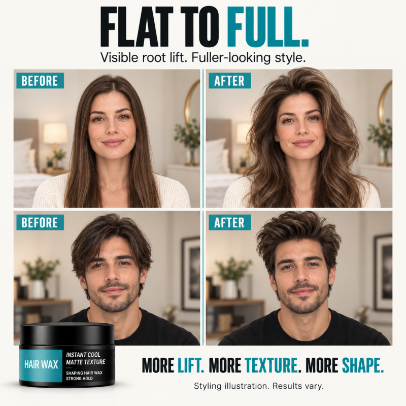 💇 Matt hårvoks eller stylingleire, 100 g