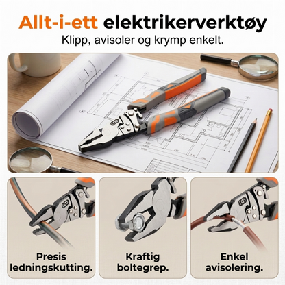 ⏳Kun i en begrenset periode – 50 % RABATT⏰Rattet kabeltrådkutter saks