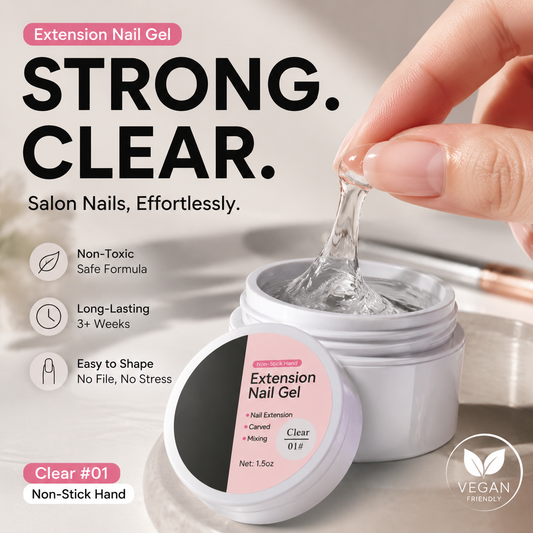 🥳SOMMERENS SPESIALTILBUD💞OVER 50 000 SOLGTE!🔥Gel til negleforlengelse💅