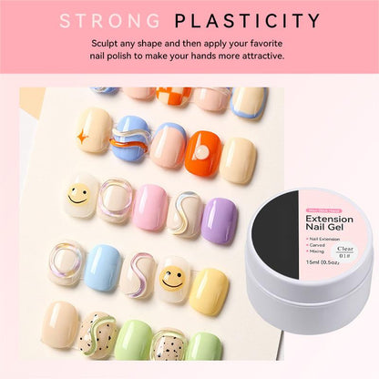 🥳SOMMERENS SPESIALTILBUD💞OVER 50 000 SOLGTE!🔥Gel til negleforlengelse💅