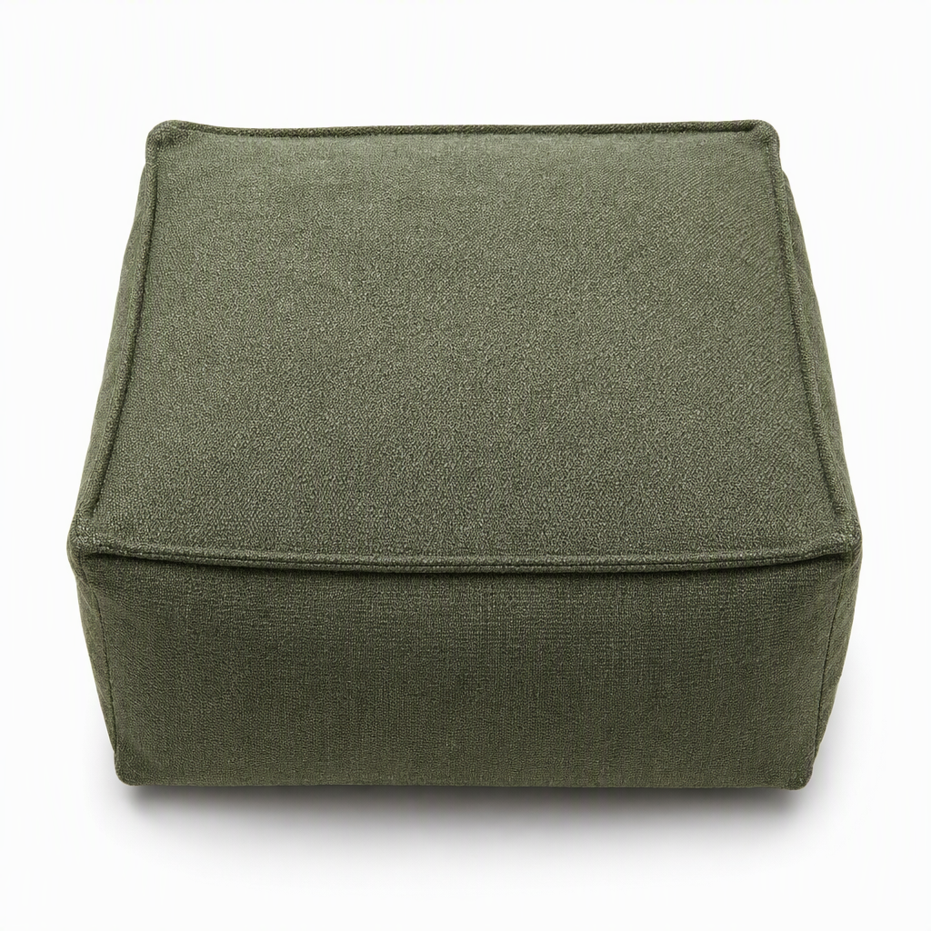 📢 50 % RABATT! 🧺 Oppbevaringspuff-trekk – Stor glidelås, vaskbar og 45 x 45 x 23 cm ✨