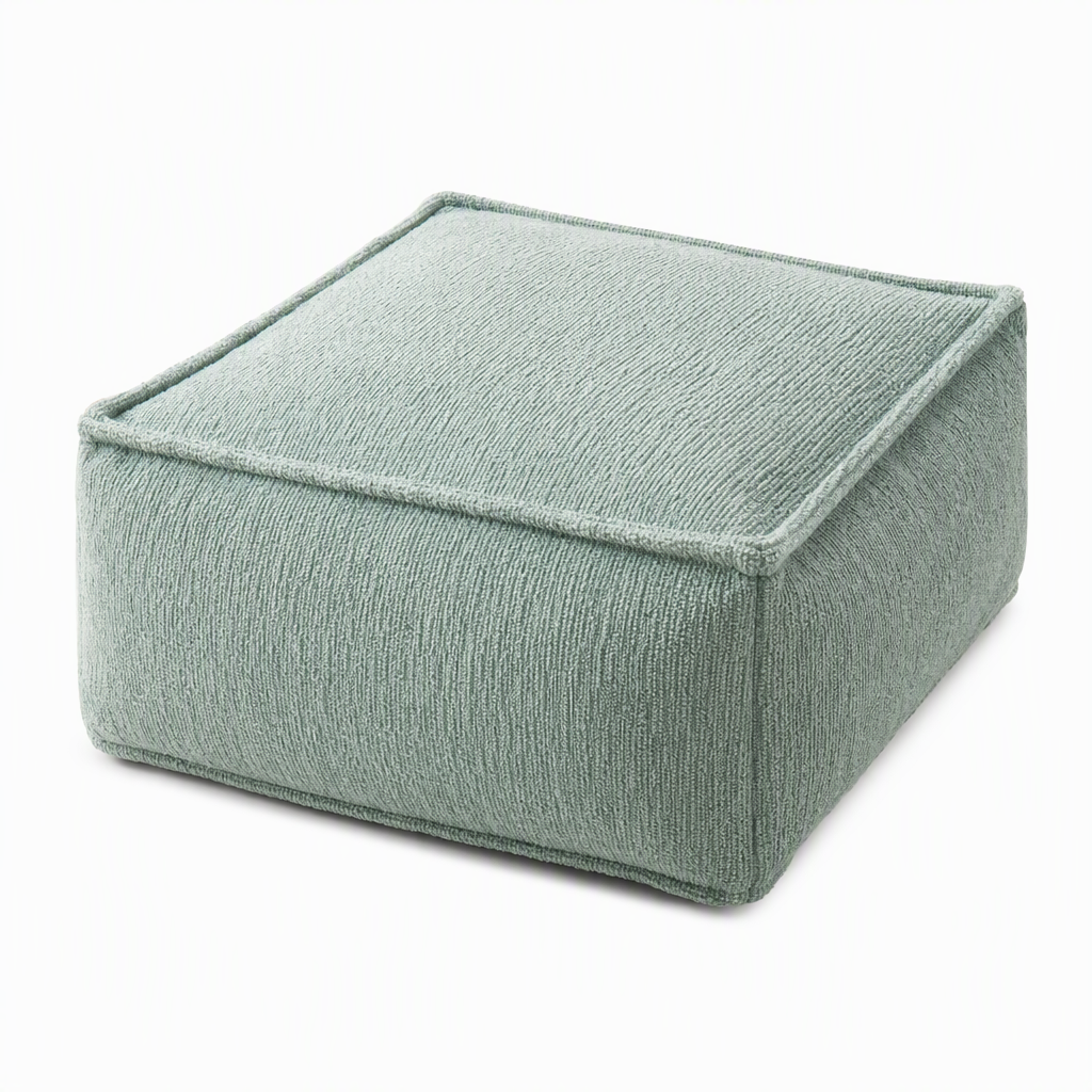 📢 50 % RABATT! 🧺 Oppbevaringspuff-trekk – Stor glidelås, vaskbar og 45 x 45 x 23 cm ✨