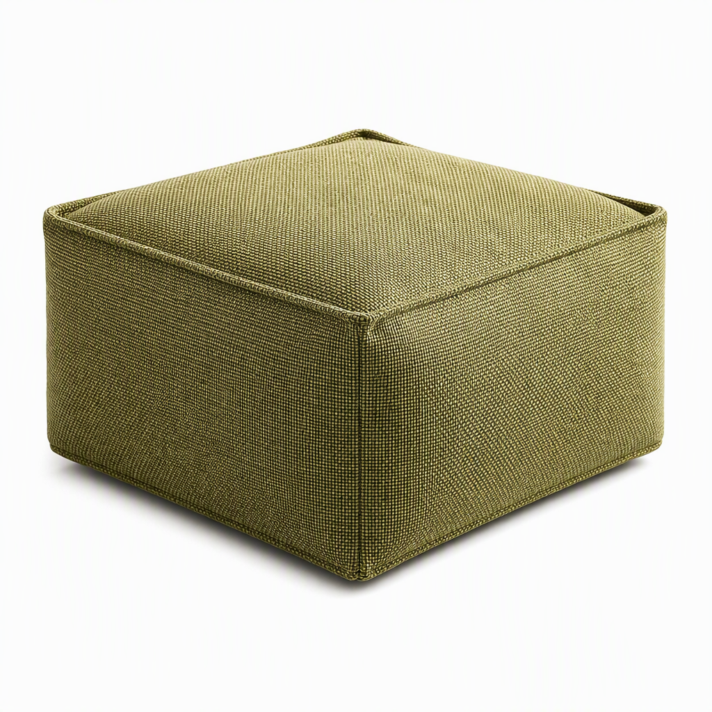 📢 50 % RABATT! 🧺 Oppbevaringspuff-trekk – Stor glidelås, vaskbar og 45 x 45 x 23 cm ✨