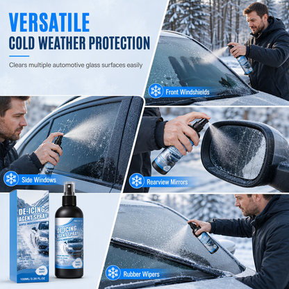 ❄️ Isfjerningsspray for frontruter – Rask frostfjerner for vinterkjøring