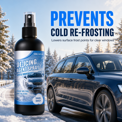 ❄️ Isfjerningsspray for frontruter – Rask frostfjerner for vinterkjøring
