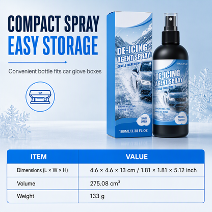 ❄️ Isfjerningsspray for frontruter – Rask frostfjerner for vinterkjøring
