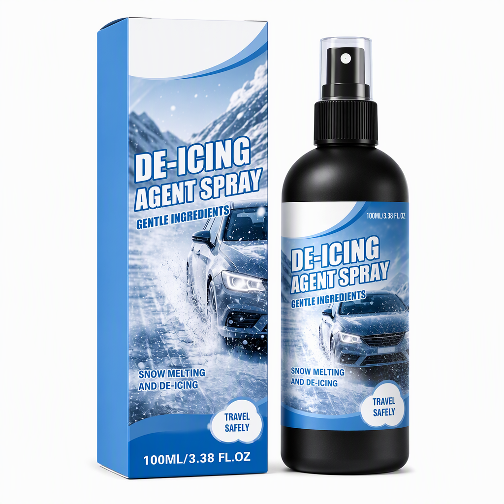 ❄️ Isfjerningsspray for frontruter – Rask frostfjerner for vinterkjøring