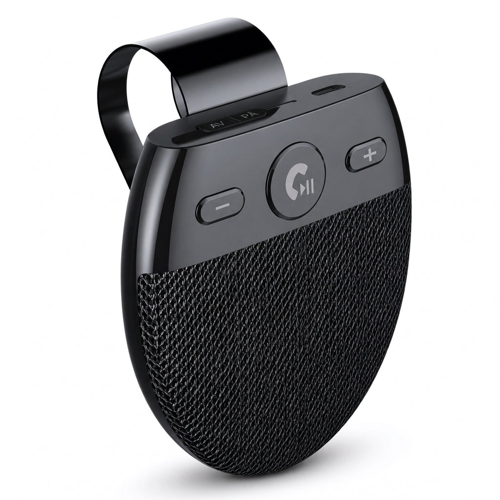 🚗🔊 SP11 Bil Solskjerm Bluetooth Høyttaler – Håndfri & Vibrasjonsstyrt ✨