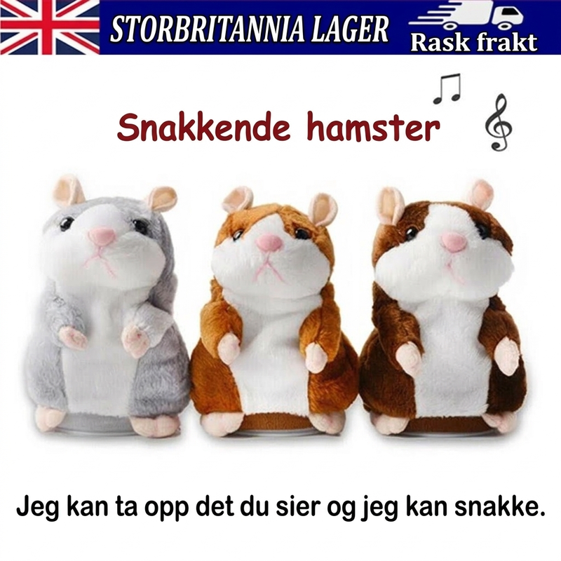 🐹 PRATENDE HAMSTER - GJENT DET DU SIER & AUTOMATISK HODESVINGING FUN 🎁