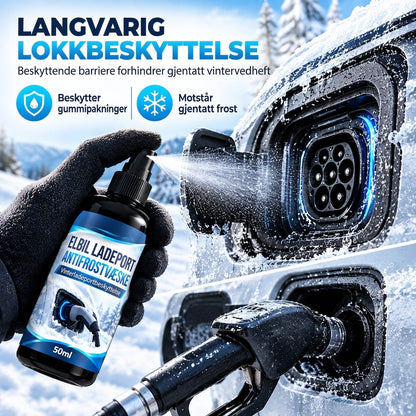 ❌ Avfrostning av ladeportklaff for elbiler – Målrettet spray for fjerning av is om vinteren