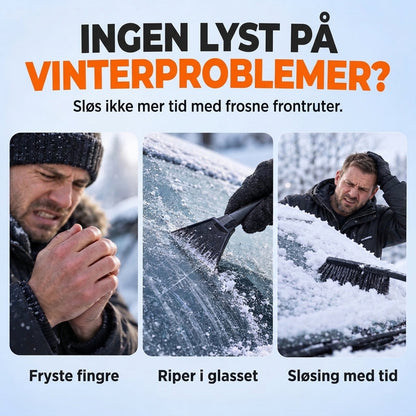 Helårs frontrutedeksel til bil mot snø, frost og sol