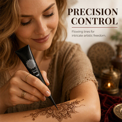 Midlertidig henna-tatoveringssett med sjablonger