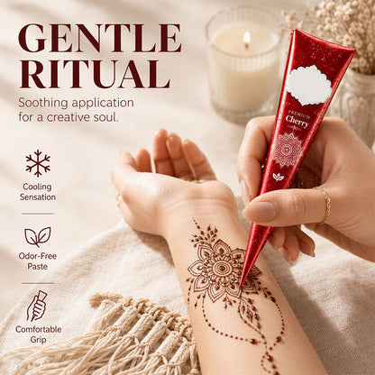 Midlertidig henna-tatoveringssett med sjablonger