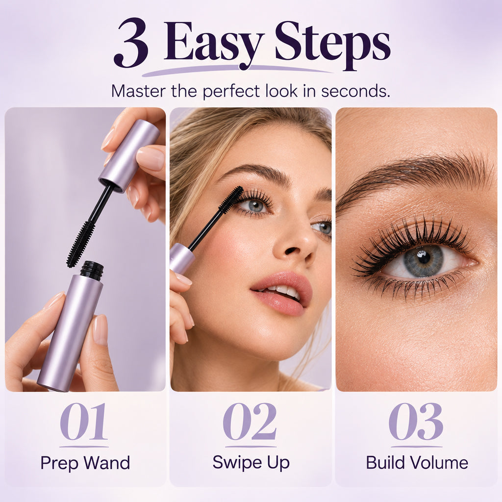 Vannfast mascara for lengde og volum – kjøp 1, få 1 gratis