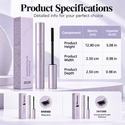 Vannfast mascara for lengde og volum – kjøp 1, få 1 gratis