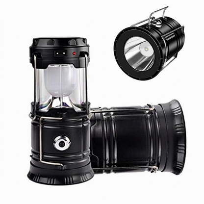 🔥Nå: 50% Rabatt i Begrenset Tid｜⛺️ Solcelle Campinglykt – Oppladbar Sammenleggbar LED-lampe – IPX4 Vanntett – Magnetisk Base og Foldbar Krok – for Utendørs og Nødstilfeller ✨🛡️