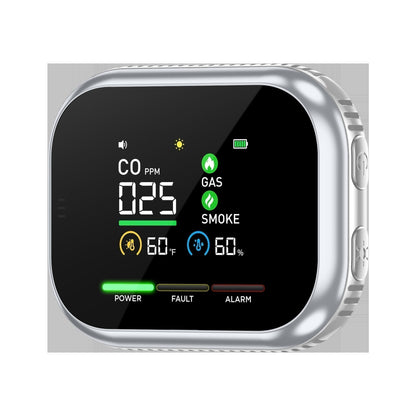 🥳 2026 HOT SALE 🥳💞 50K+ SOLD! 🔥🏠 50% OFF! Portable 6-in-1 Gas Alarm – Detects CO, Combustible Gas, Smoke & More. LCD Display & Audible Alert – Protect Your Family Without Costly Inspections! 🛡️✨